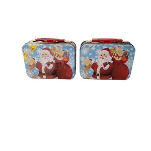 Tin Box Each w/2 Card Decks Enclosed